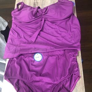 NWT swimsuit tankini sz 18